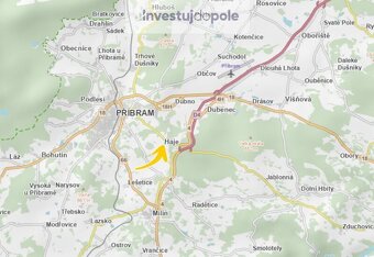 Prodej stavebního pozemku v k.ú. Háje u Příbramě - 3