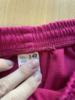 Softshellové kalhoty jarní SLIM vel.140 - 3