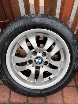 Alu kola 5x120 r16 zánovní pneu - 3