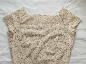 Béžové krajkové šaty Orsay, vel. 36 - 3