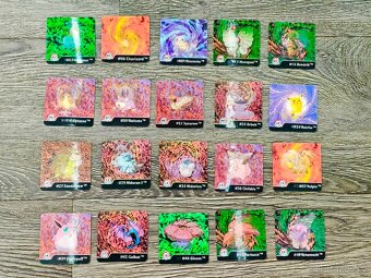 Pokémon Action Flipz series one celý základní set 80/80. - 3