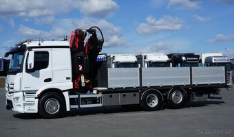 9244 - ACTROS 2543 - 6x2 – Valník + HR-FASSI F 295 RA – EURO - 3