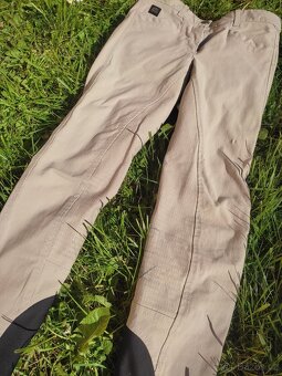 Závodní světle béžové rajtky Equiline X-grip - 3