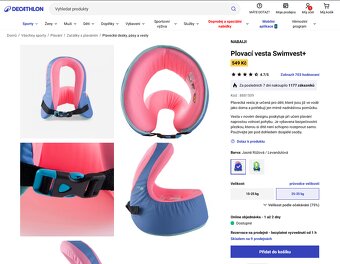 Dětská plovací vesta Swimvest+ (25-35 kg) - 3