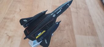 Kovový model letadla stíhačka Lockheed SR 71 - 3