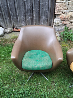 Retro skořepinová křesla - Klubovky - 3
