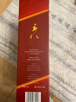 WHISKY JOHNNIE WALKER DÁRKOVÉ BALENÍ - 3