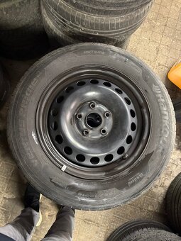 Sada kol 5x112R15, letní pneu Hankook 195/65R15 - 3