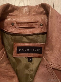 Pánské kožené sako XXL Mauritius - 3
