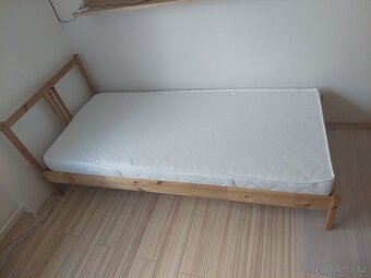 Dřevěná postel 90x200 - 3