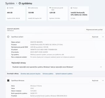 Lenovo IdeaCentre AIO 300-23ISU,CPU 4405U,WIN 11,HDD 500GB,4 - 3