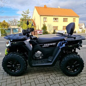 Nová čtyřkolka Segway AT5L Green s posilovačem a Bílou SPZ - 3
