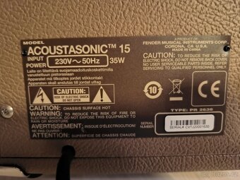 Kytarové kombo Fender - 3