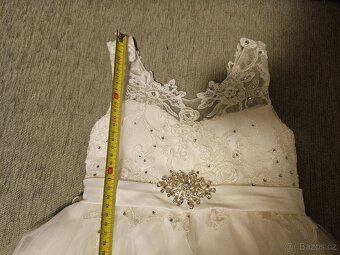 Dívčí družičkové šaty 3 - 4 roky - 3