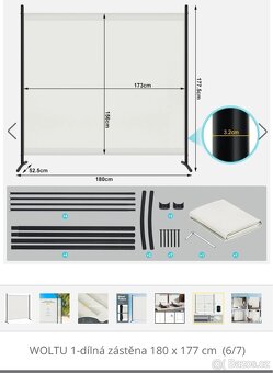 Paravan nebo zástěna na plot/balkon - 3