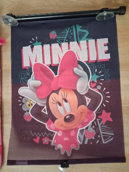 Prodám kapsář a stínítko Minnie do auta - 3