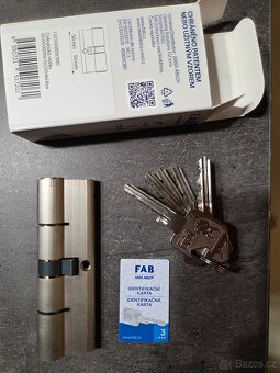 Cylindrická vložka FAB 50+50 - 3