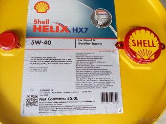 motorový olej SHELL Helix hx7 5w-40 - 3