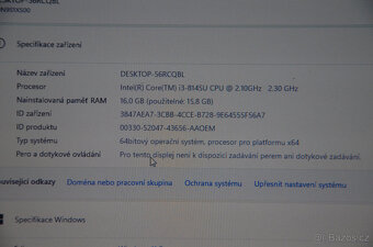 Lenovo TP E490 i3/16GB/SSD 256GB/záruka - 3