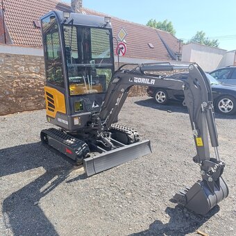 Minibagr G18SE PRO CAB, Kubota motor, roztahovací pásy - 3