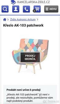 Patchworkové křeslo - 3