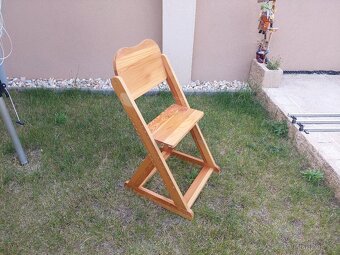 Rostoucí židle 2v1 masiv - 3