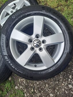 Alu kola 5x112 originál VW 205/55 R16 - 3