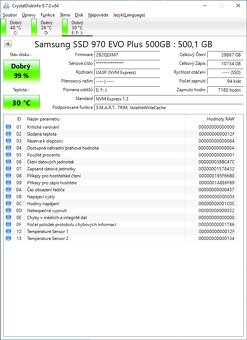 Rychlý, značkový a spolehlivý SSD Samsung 970 EVO Plus 500GB - 3