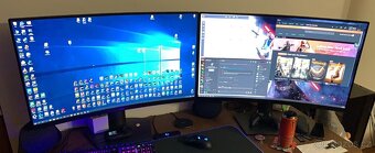 Herní monitor 32” 165Hz Dell S3220DGF 2x - 3