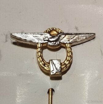 Pilotní odznak Svazarm miniatura - 3