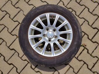 ALU litá kola na MAZDA 195/65/15,rozteč 5x114mm. - 3