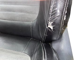 Sedačky černá kůže alcantara VW Passat B7 sedan r.v. 2012 - 3
