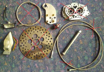 Osa předního kola HD - 3