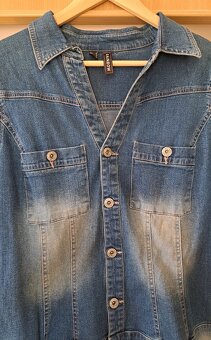 NOVÉ džínové / riflové šaty, vel. 44 - 3