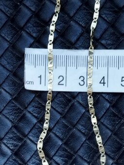 Prodám plný zlatý řetízek 14k. - 3