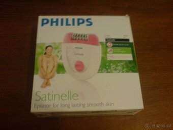 Růžový epilátor, depilační stroj Philips Satinelle HP2844/01 - 3
