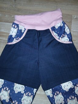 Nezateplené softshellové kalhoty 116 - 3