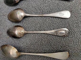 Starožitné lžíce - Alpaka - 3