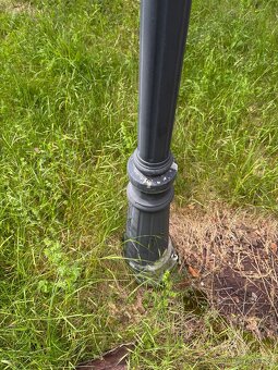 Starožitné venkovní lampy – 230 cm, litinové - 3