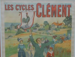 Originální litografický plakát Cycles CLEMENT - 3