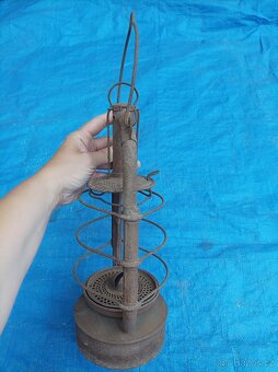 Stará německá petrolejová lampa - 3