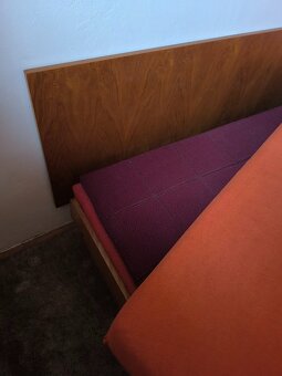 Dýhované bočnice-boční desky na zeď k posteli-3ks - 3