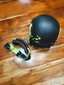 Dětská lyžařská helma a brýle - 3