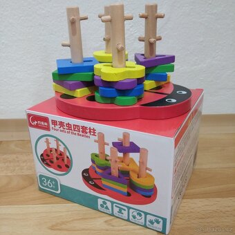 Dřevěná skládačka Beruška NOVÁ - 3