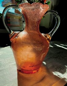 karafa cca  r.1920, stará amfora- váza rosé - 3
