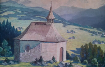 Horská krajina s kaplí (Šašek Mirko) - 3