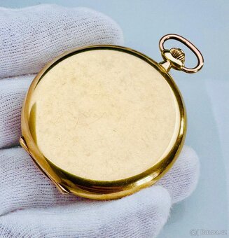 ZLATÉ KAPESNÍ HODINKY CHRONOMETRE EFWESA - PH.DUBOIS & FILS - 3