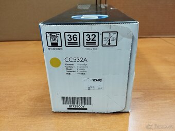 Originální toner HP CC532A - žlutý, 2800 stran - 3