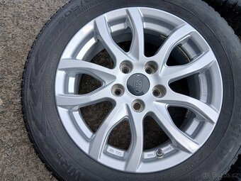 Prodám sadu Alu kol Kia 205/60R16 zimní - 3