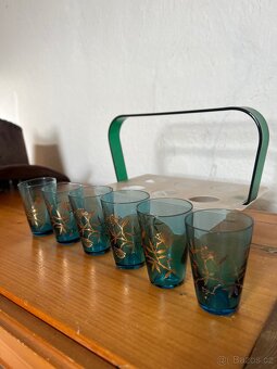 Skleněné panáky ze 70. let - 3